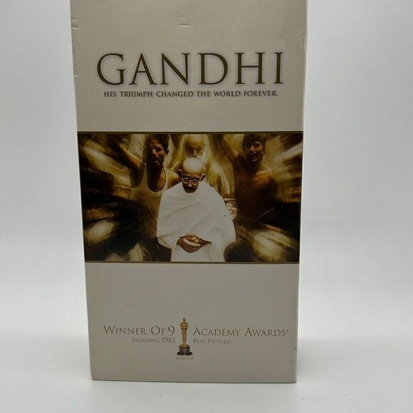 Gandhi: His Triumph‎ Changed the World Forever (VHS, 2001, 2-Tape Set) - Picture 1 of 3